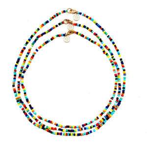 Rainbow Layers Necklace 16"