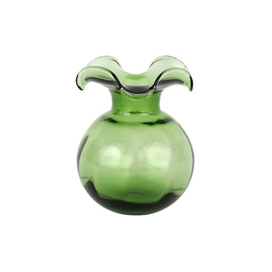 Hibiscus Bud Vase - Dark Green