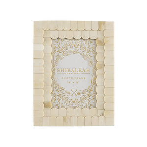 Mansour Scalloped Picture Frame - Ivory