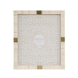 Mansour Faceted Gallery Frame - Ivory
