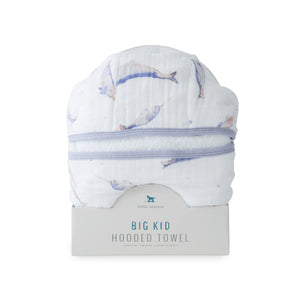 Narwhal - Cotton Hooded Towel Big Kid