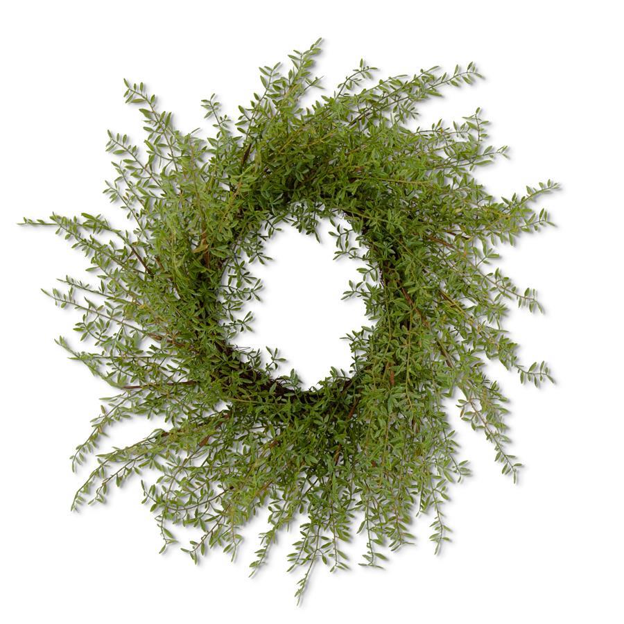 Real Touch Myrtle Leaf Wreath