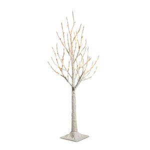 Lighted White Iced Tree - 3.5'