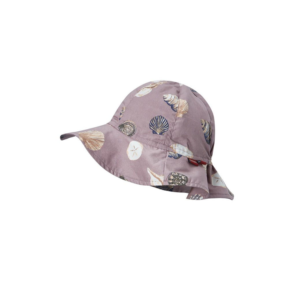 Purple Seashells Sunshine Peekaboo Hat