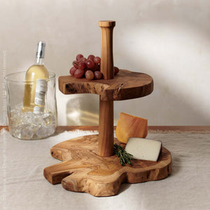 Takara™ live edge 2-tier riser