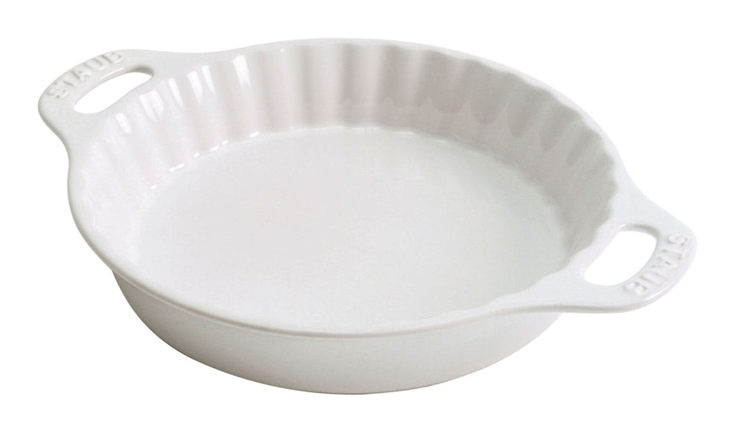 9-inch, Pie dish, white