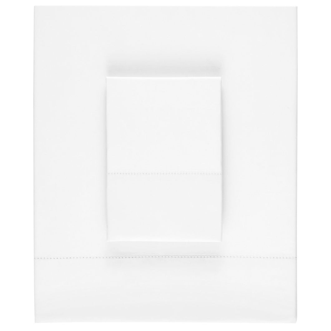 Classic Hemstitch Pillowcases White Standard