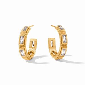 Baguette Hoop - Cubic Zirconia