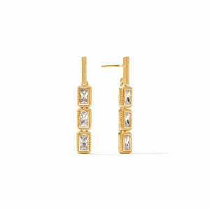 Baguette Tier Earring - Cubic Zirconia