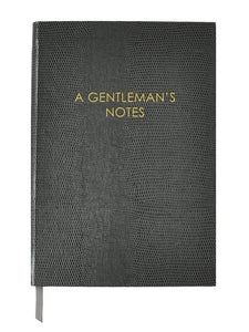 Notebook A Gentleman's Notes