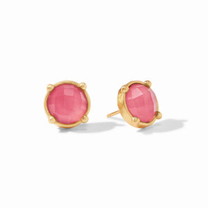 Honey Stud - Iridescent Peony Pink