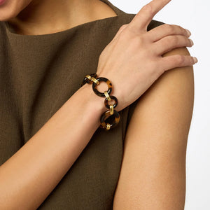 Madison Link Bracelet-Tortoiseshell