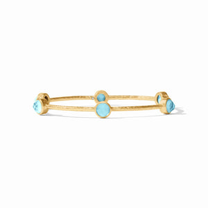 Milano Luxe Bangle-Iridescent Capri Blue