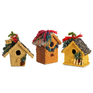 Holiday Birdie Cottage Treat (3 Assorted Styles)