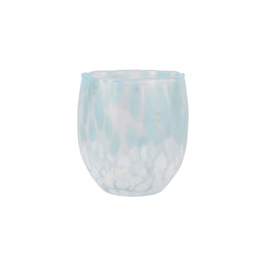 Nuvola Light Blue and White Double Old Fashioned