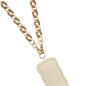 Duo-Natural Hold the Phone Crossbody Chain