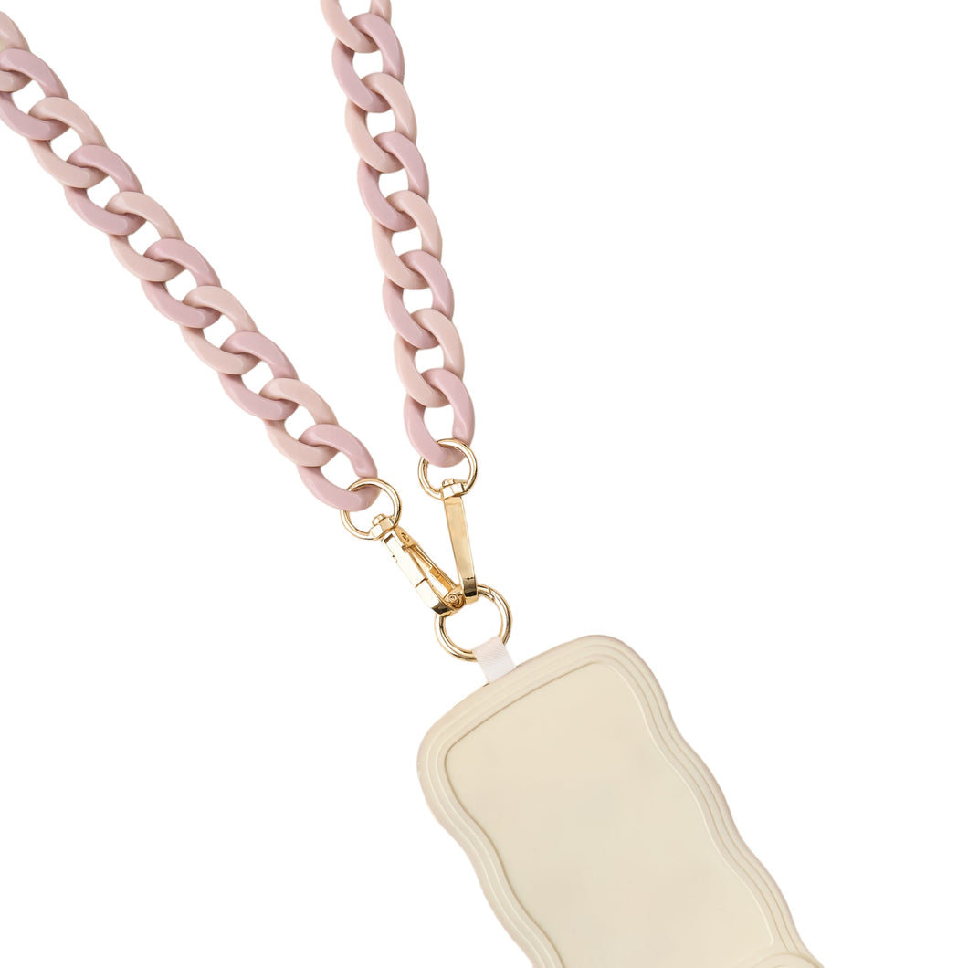Duo-Lilac Hold the Phone Crossbody Chain