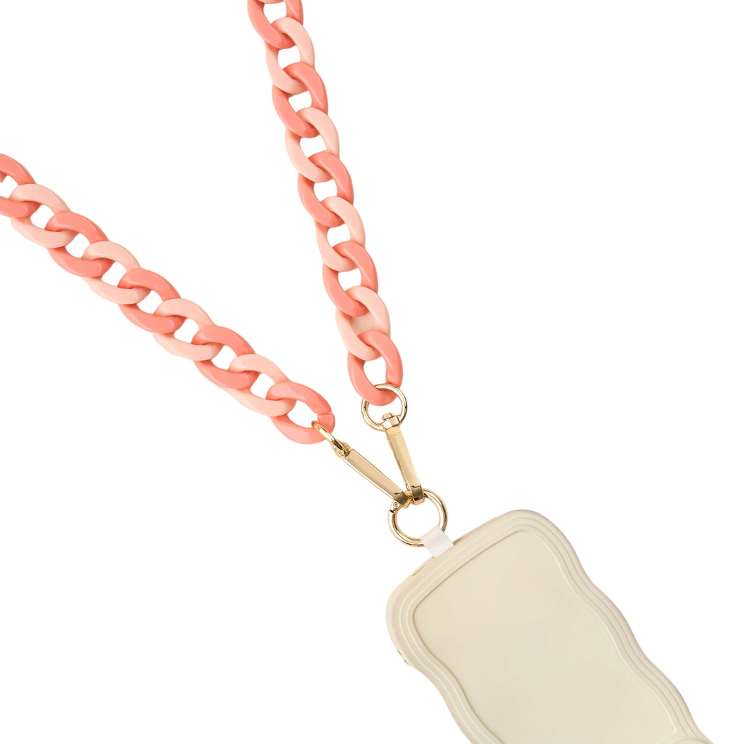 Duo-Rose Hold the Phone Crossbody Chain