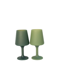 Sage + Olive | Swepp | Silicone Unbreakable Wine Glasses