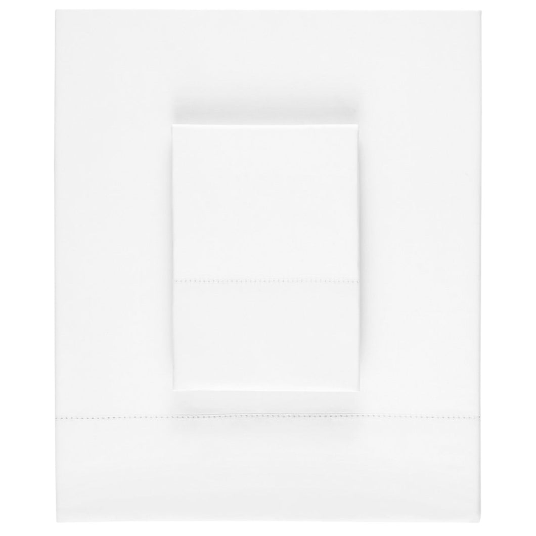 Classic Hemstitch White Sheet Set Twin