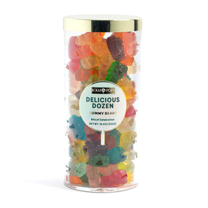 Large Delicious Dozen Gummy Bears Tube