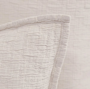 Ojai Matelasse Sham - Blush