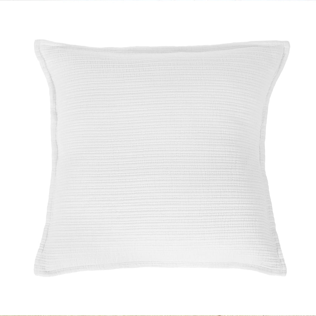 Chatham Matelasse Sham - White