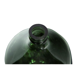 Vintage Reproduction Green Glass Bottle