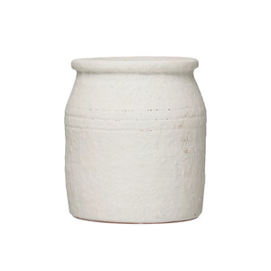 Distressed Coarse Terracotta Crock