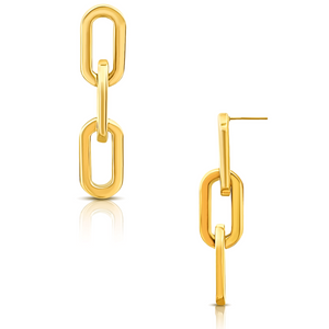 Gage Oversized Link Earring