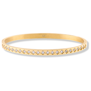 Isabella Geometric Bangle Bracelet