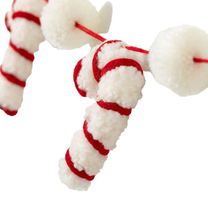 Whimsical Candy Cane Garland