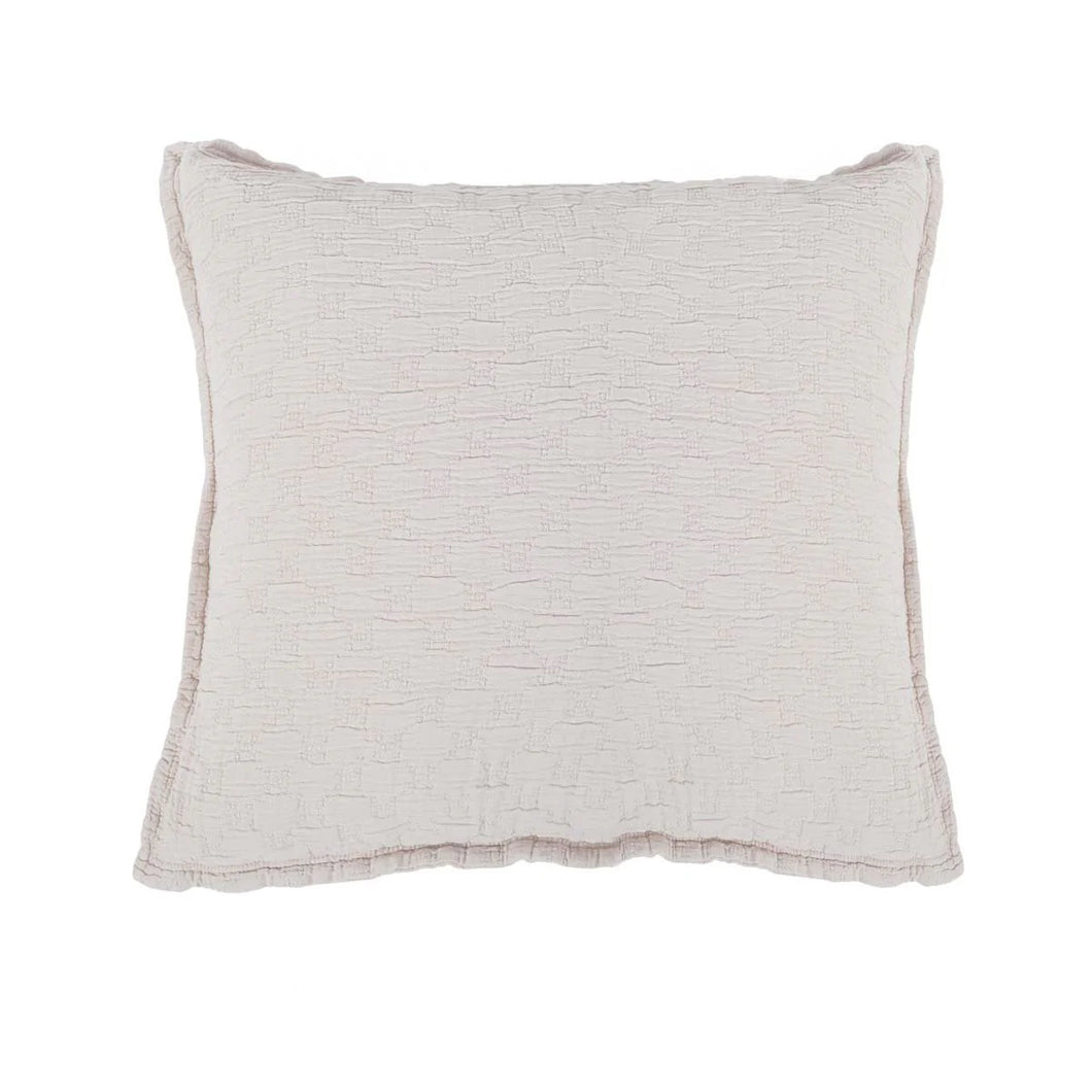 Ojai Matelasse Sham - Blush