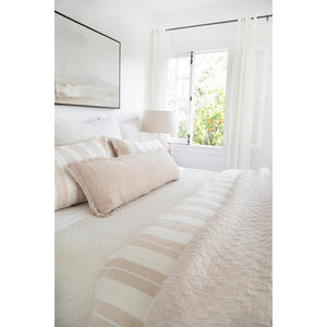 Ojai Matelasse Sham - Blush