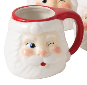 Winking Santa Mug