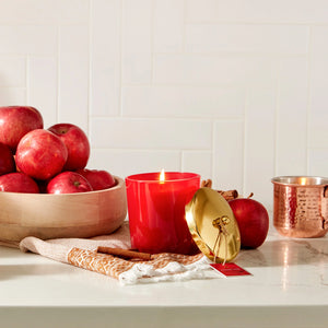 Simmered Cider Candle Harvest Red