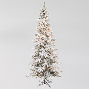 Heavy Flocked Pencil Pine 7.5"