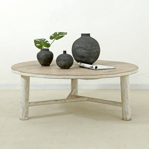 Amalfi Round Coffee Table with Round Legs