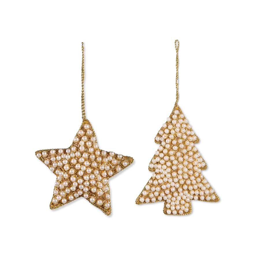 Pearl Star or Tree Ornament