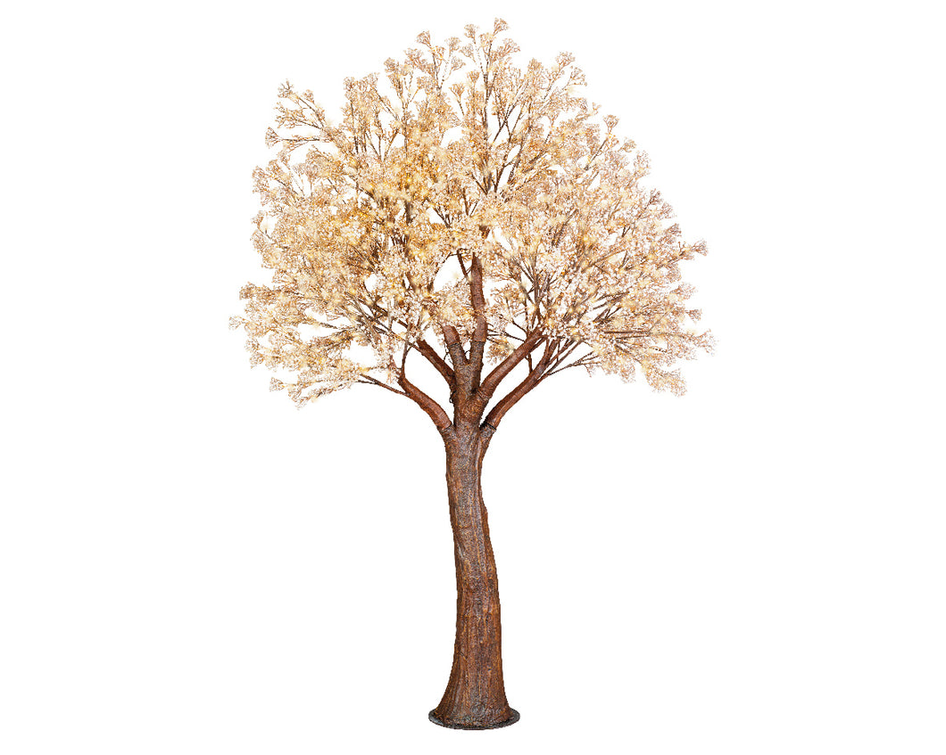 LED Gypsophilia Tree 9' - Brown Tree
