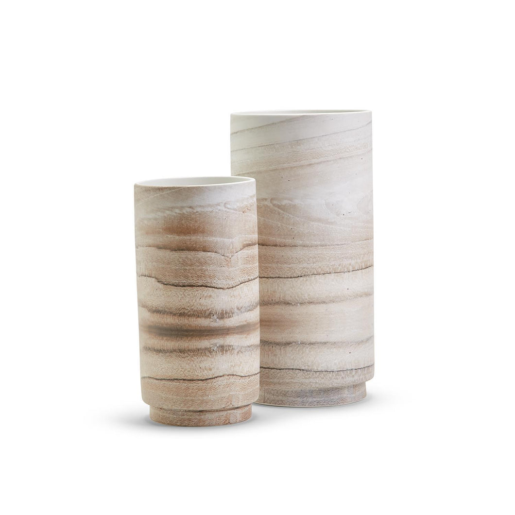 European White Oak Vase - Ceramic