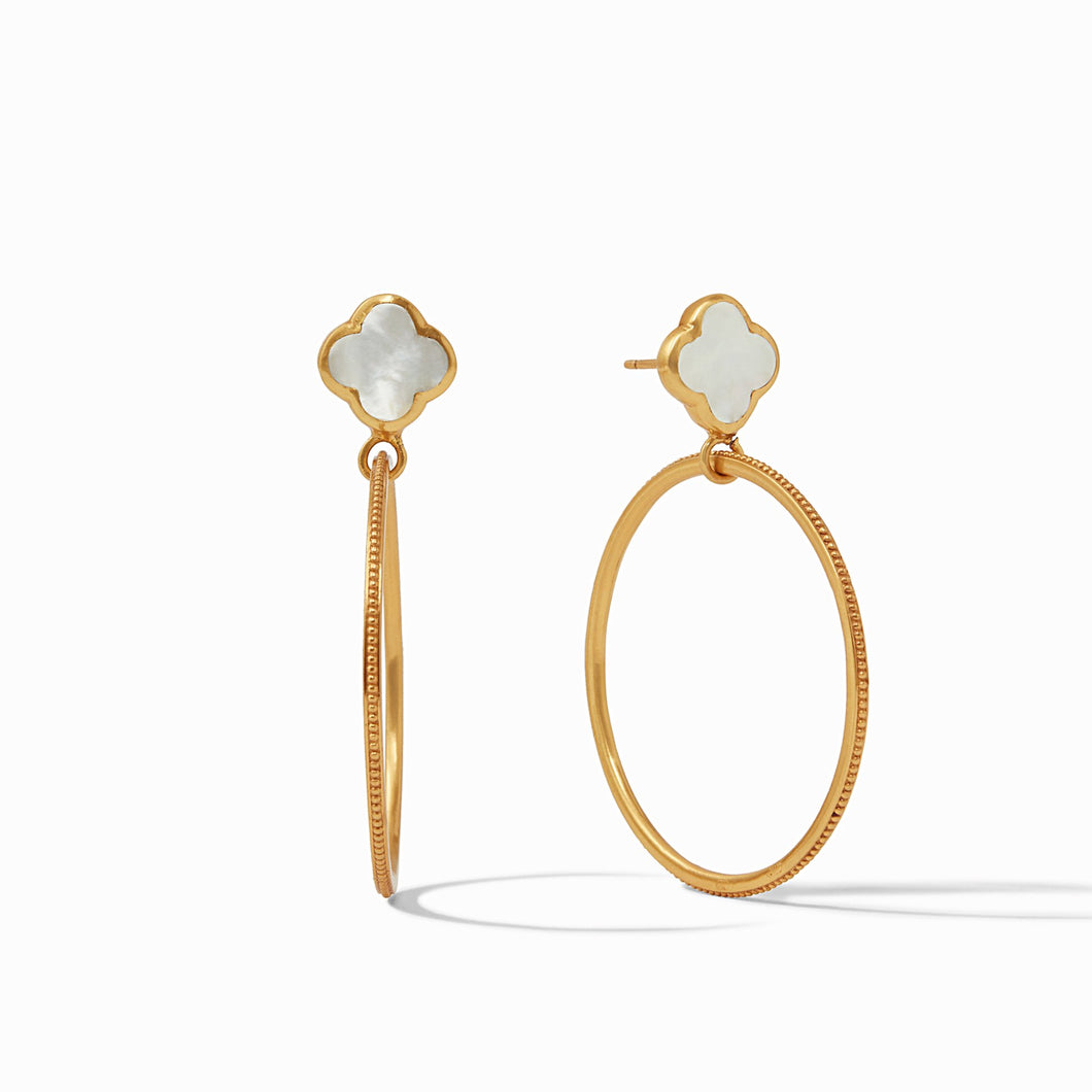 Chloe Cirque Earring - Mother of Pearl