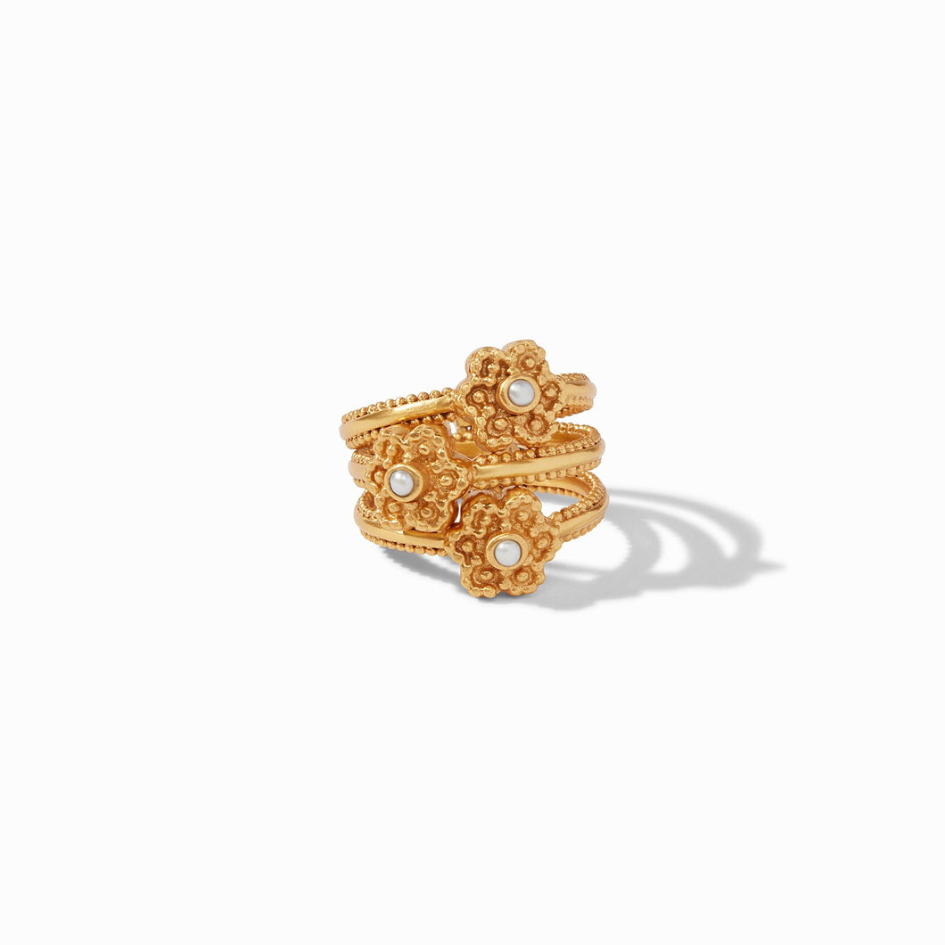 Colette Stacking Flower Ring