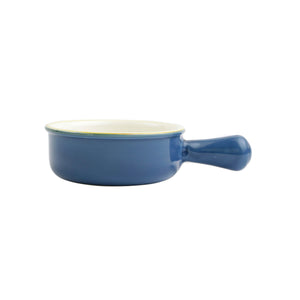 Italian Bakers BLUE SMALL Round Bakerwith Large Handle