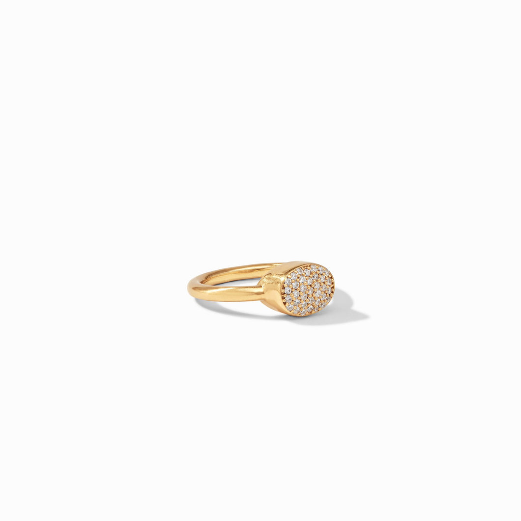 Jewel Stack Ring - Pave Cubic Zirconia