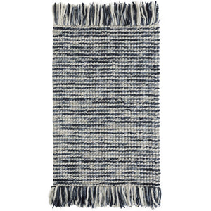 Lanka Blue Woven Wool Rug
