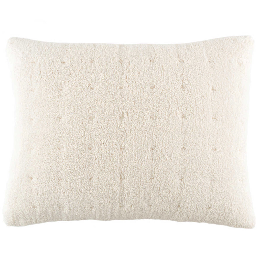 Marshmallow Fleece Ivory Pillow (Includes Insert)