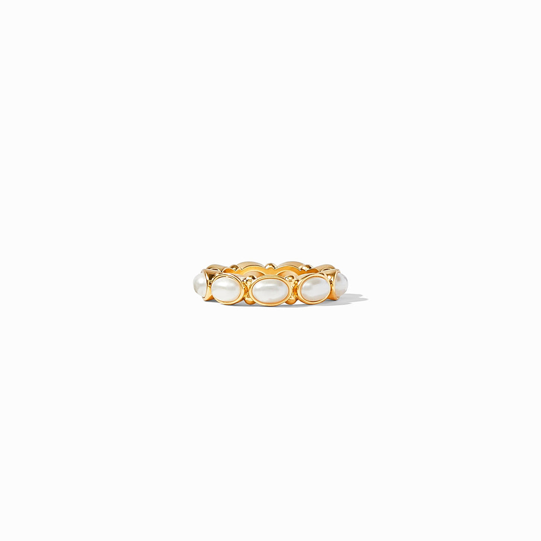 Mykonos Ring Gold Pearl