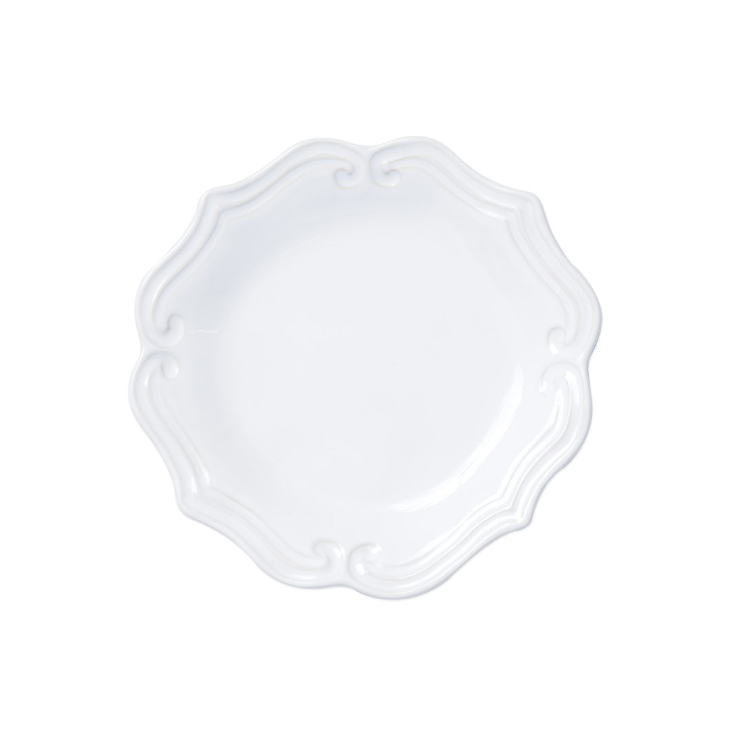 Incanto Stone White Baroque Salad Plate