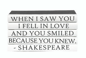 5 vol:: "...Because You Knew." Shakespeare Quote